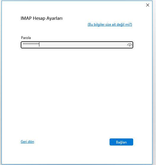 Yandex Mail Kurulumu